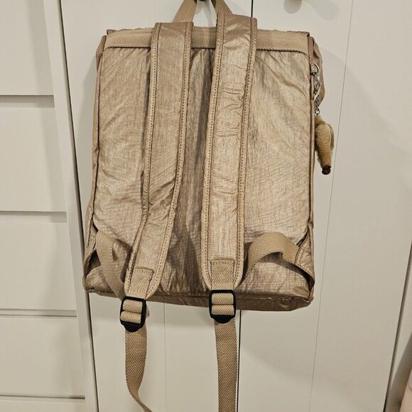 Kipling metallic backpack with laptop pocket - Picture 2 of 4